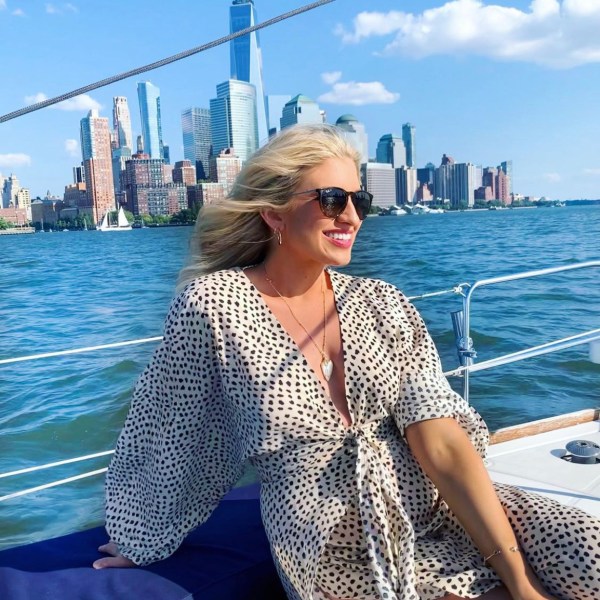 Ashley Bellman on a sail of NYC