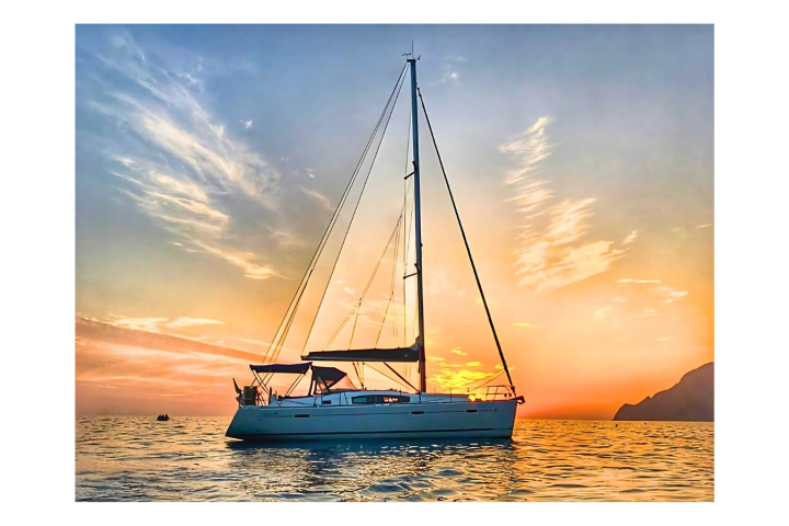 a small boat in a body of water